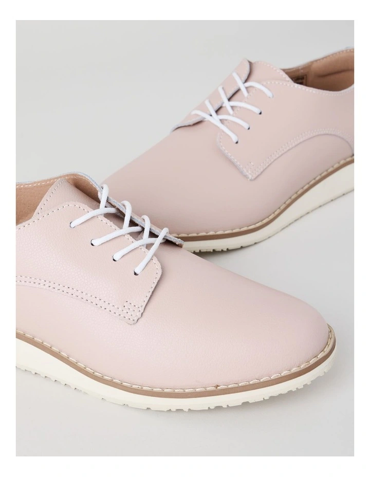 Rome Flat Shoes in Blush image 2
