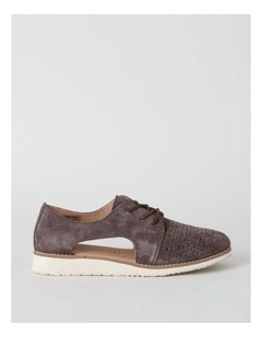 Rosie Flat Shoes in Chocolate