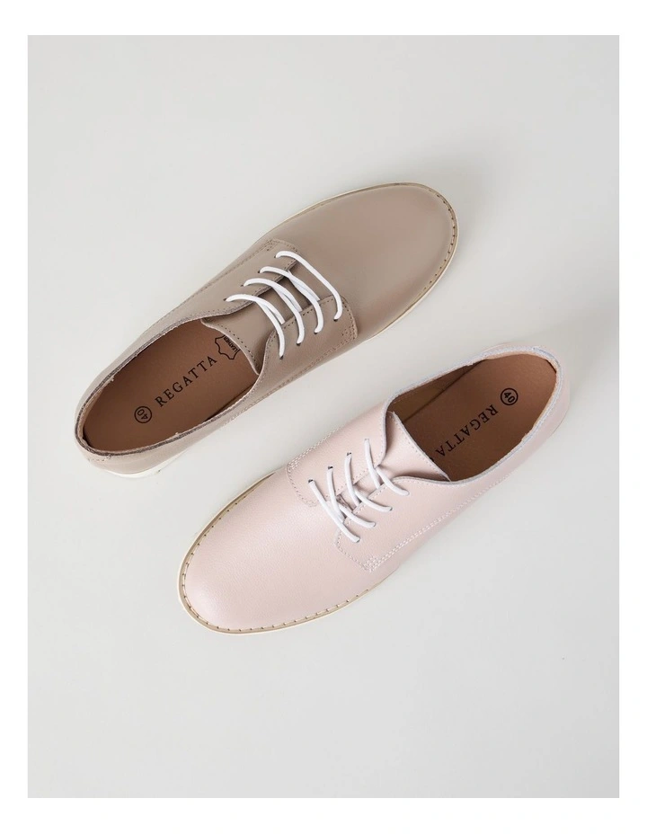 Rome Flat Shoes in Taupe image 7