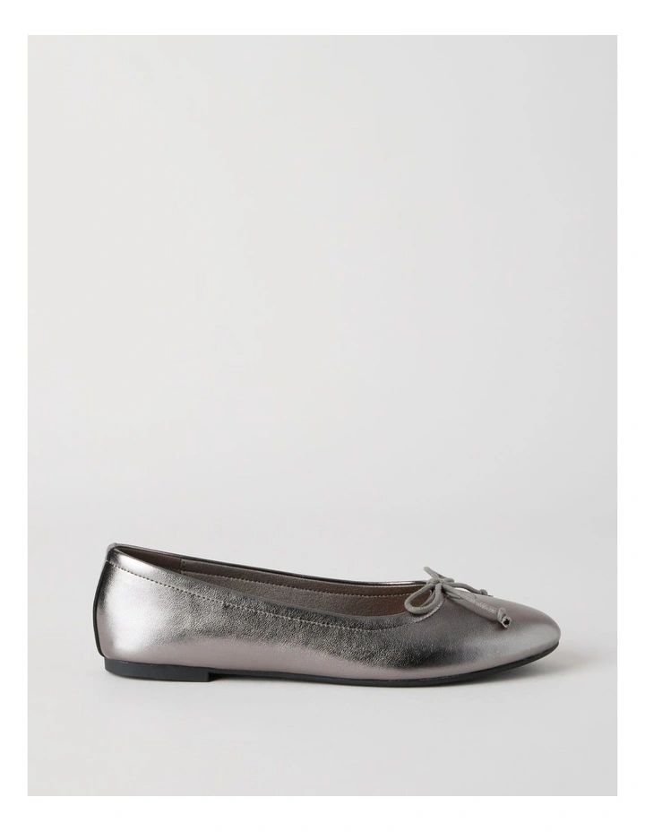 Cindy Flat Shoes in Pewter image 1