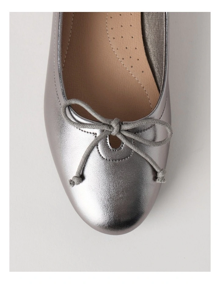 Cindy Flat Shoes in Pewter image 6