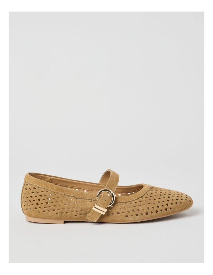 Dorothy Flat Shoes in Taupe image 1