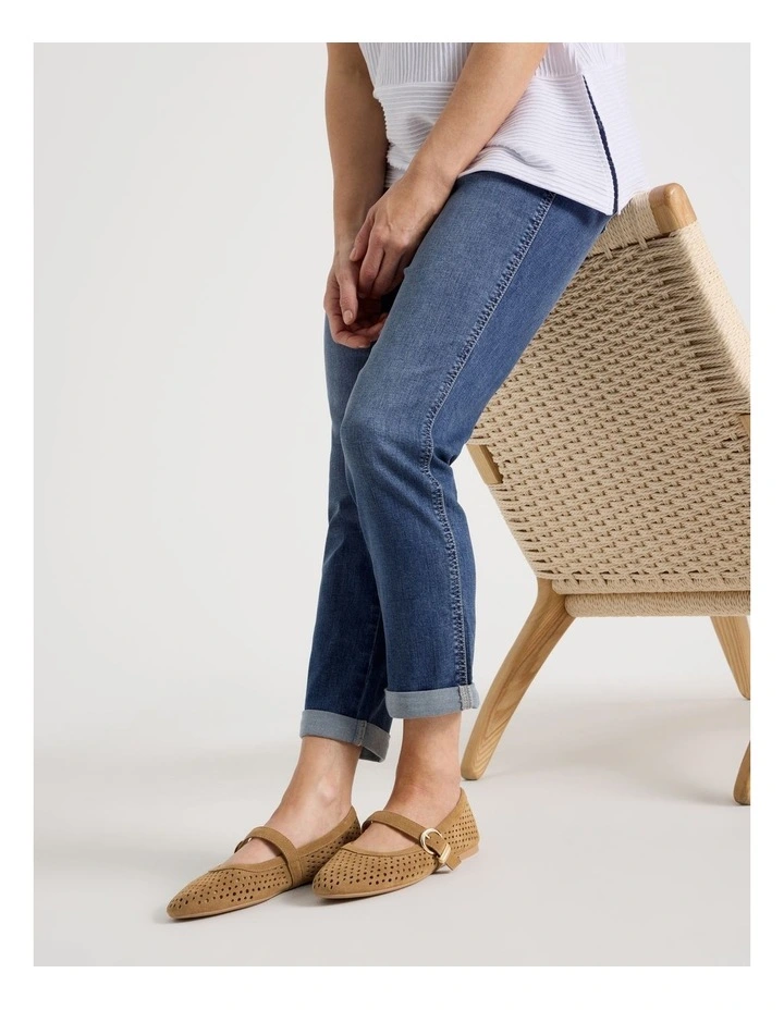 Dorothy Flat Shoes in Taupe image 2