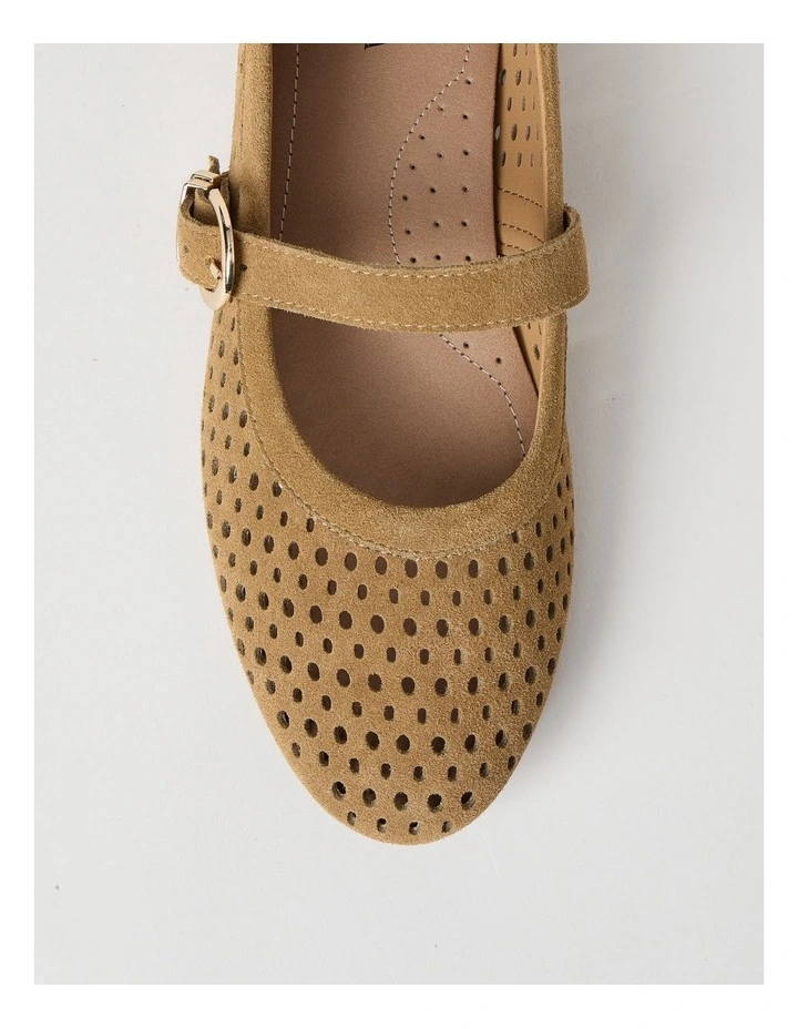 Dorothy Flat Shoes in Taupe image 4