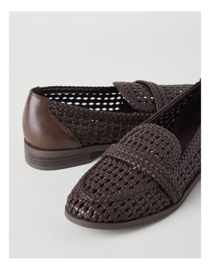 Blair Flat Shoes in Chocolate image 4