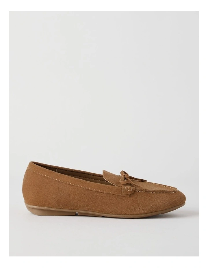 Avery Flat Shoes in Sand Suede image 1