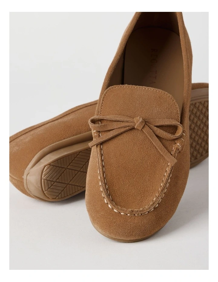 Avery Flat Shoes in Sand Suede image 4