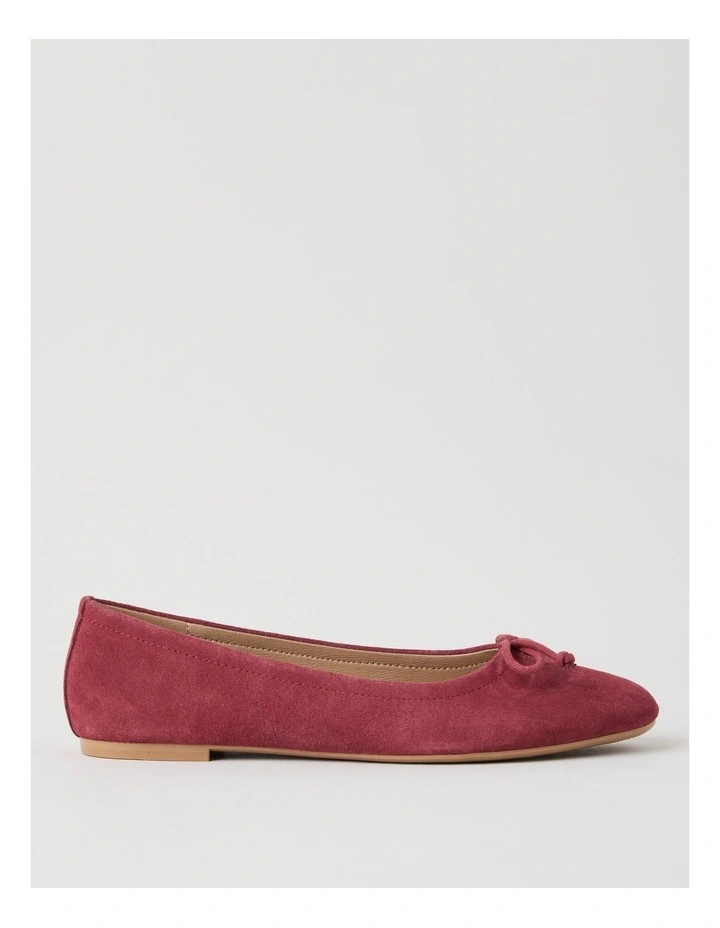Cindy Flat Shoes in Red image 1