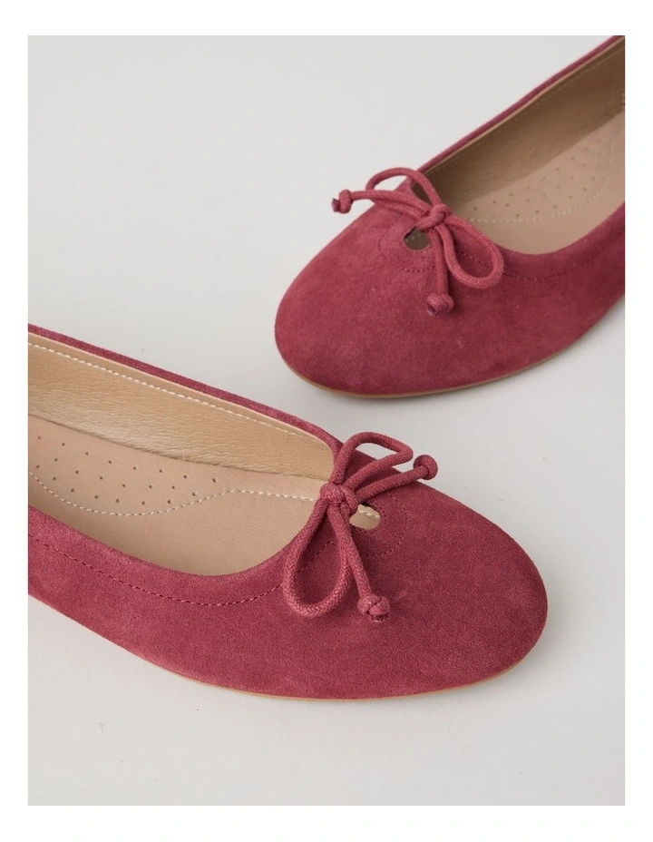 Cindy Flat Shoes in Red image 5
