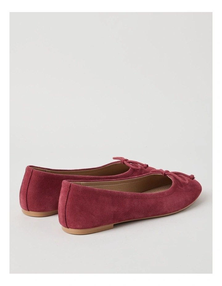 Cindy Flat Shoes in Red image 6
