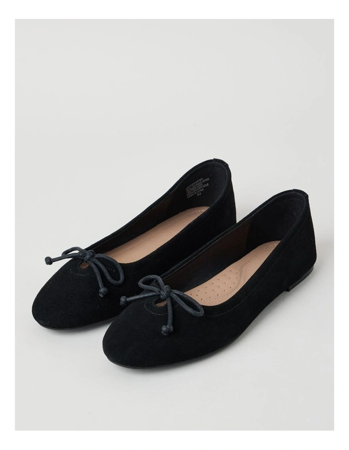 Cindy Flat Shoes in Black image 5
