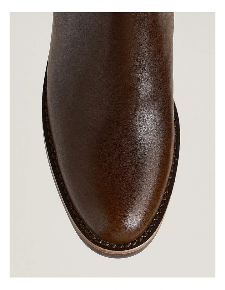 Ricky Boot in Choc Leather image 4