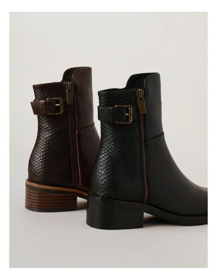 Ricky Boot in Choc Leather image 6