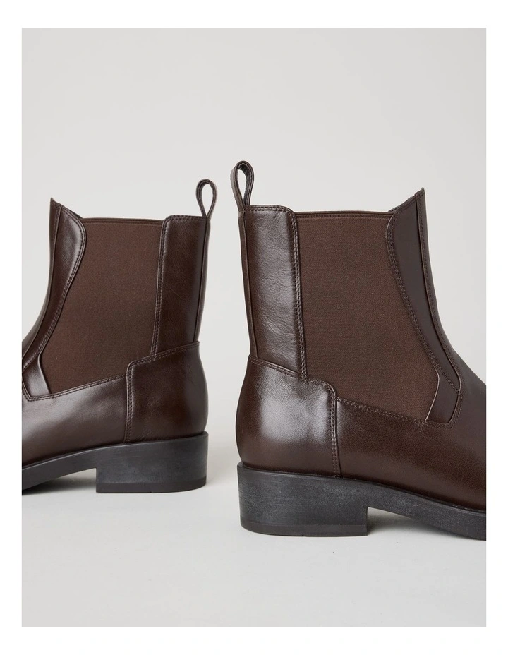 Billy Boot in Dark Brown image 2