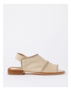 Sonnet Sandal in Swan/Gold