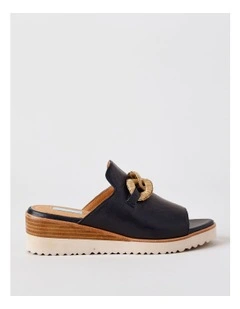 Sonya Sandal in Navy