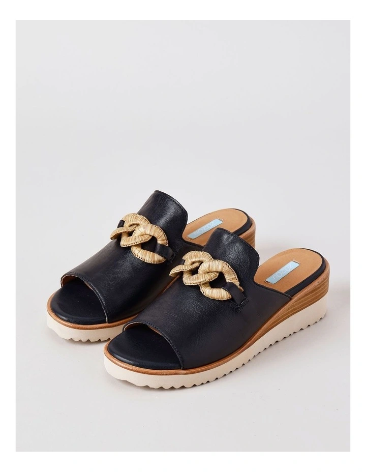 Sonya Sandal in Navy image 2