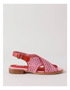 Connie Sandal in Pink/Red