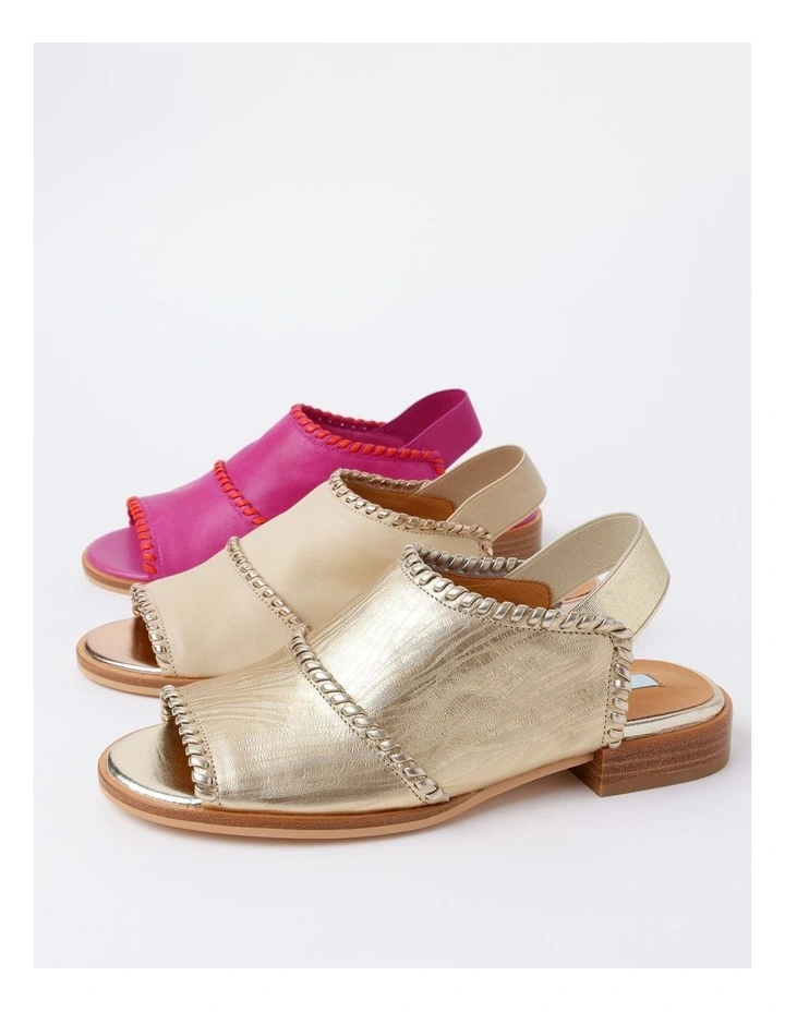 Sonnet Sandal in Gold image 2