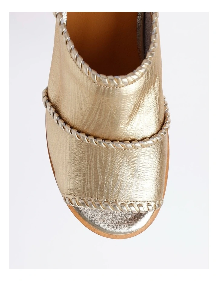 Sonnet Sandal in Gold image 6