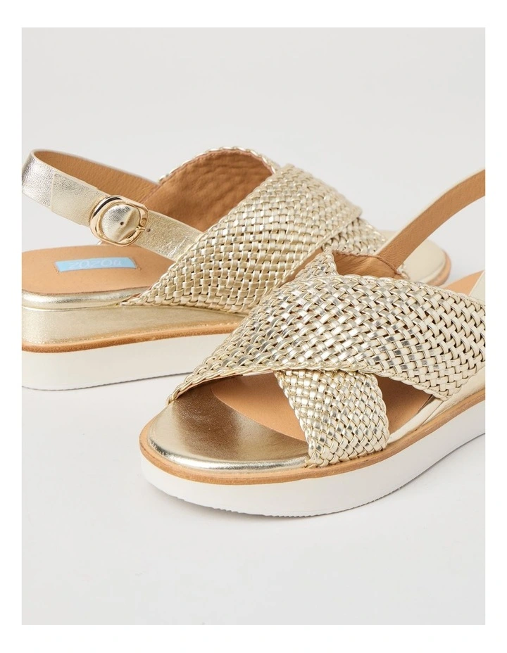 Dana Sandal in Gold image 4