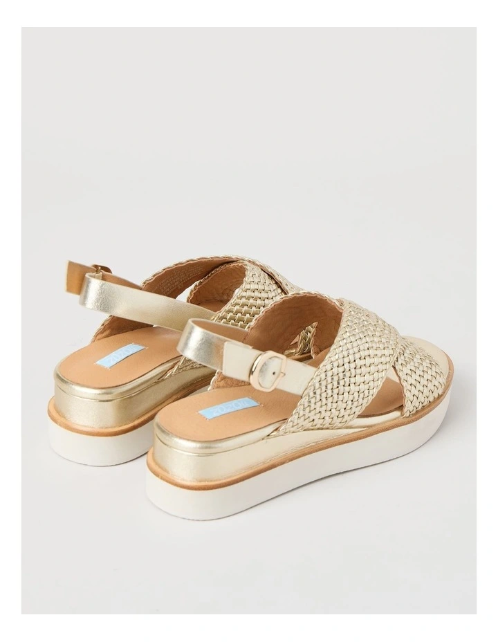 Dana Sandal in Gold image 5