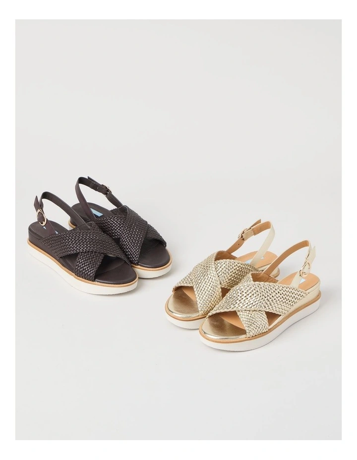Dana Sandal in Gold image 6