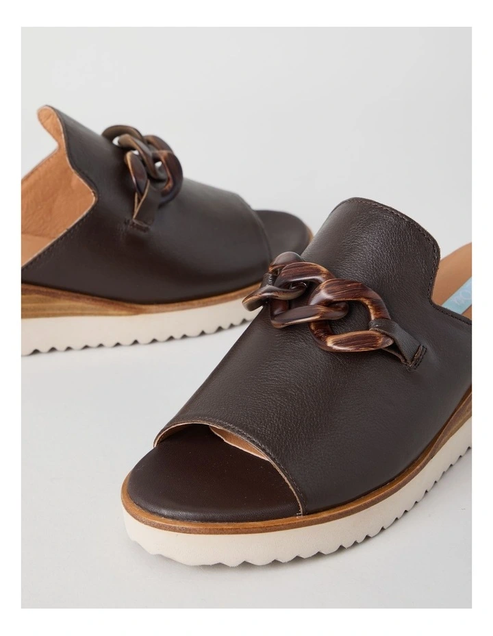 Sonya Sandal in Chocolate image 3