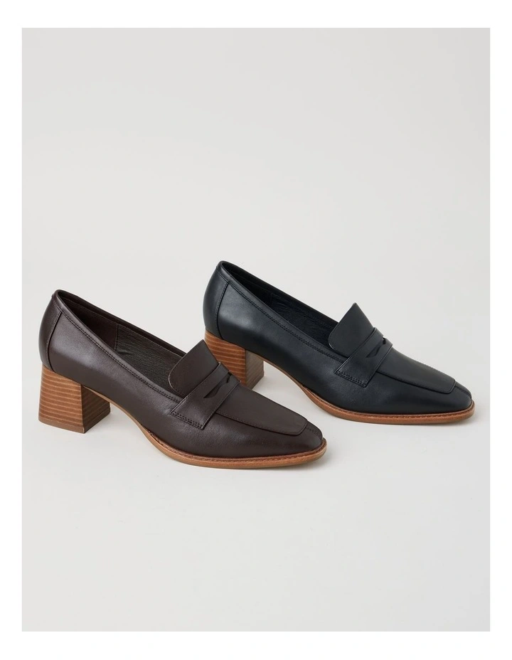 Ella Heeled Shoes in Chocolate image 6