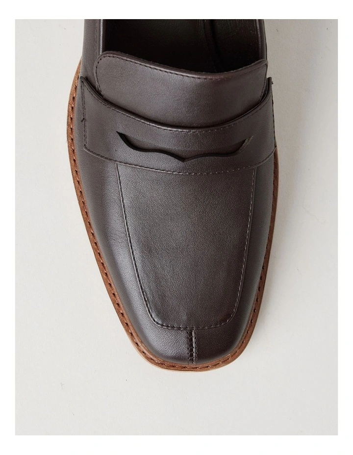 Ella Heeled Shoes in Chocolate image 7