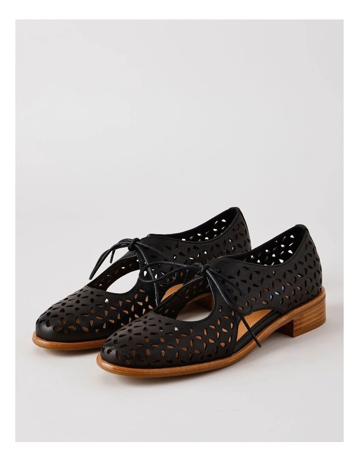 Alison Flat Shoes in Black image 2