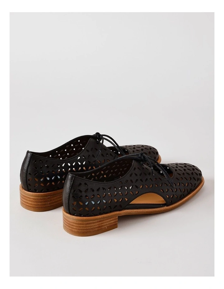 Alison Flat Shoes in Black image 3