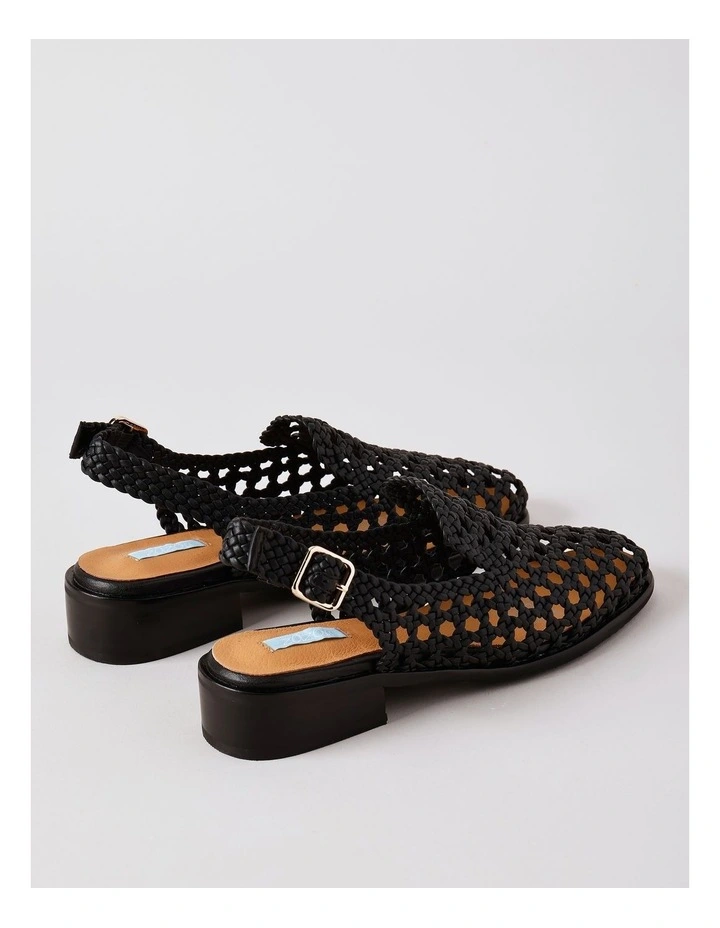 Aria Flat Shoes in Black image 3