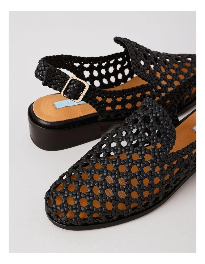 Aria Flat Shoes in Black image 4
