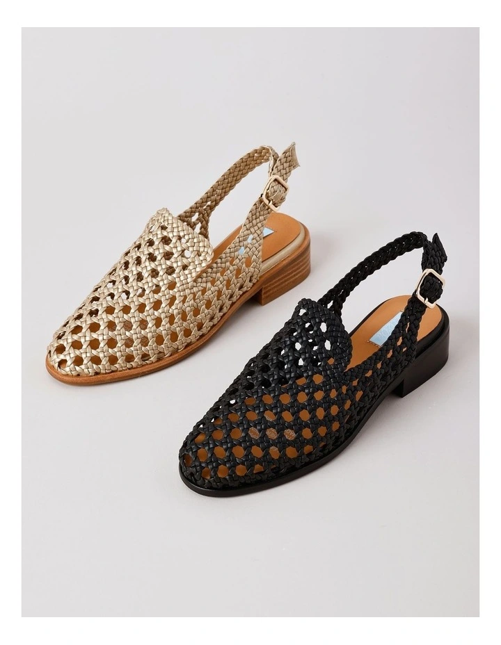 Aria Flat Shoes in Black image 6