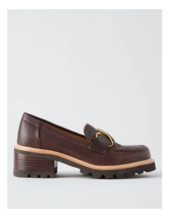 Dawson Heeled Shoes in Chocolate