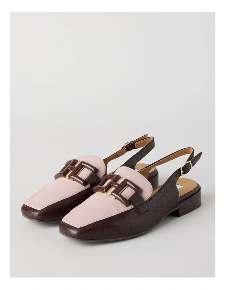 Sidney Flat Shoes in Choc Pink Combo image 2
