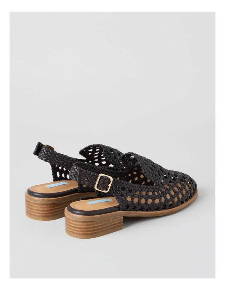 Aria Flat Shoes in Chocolate image 3