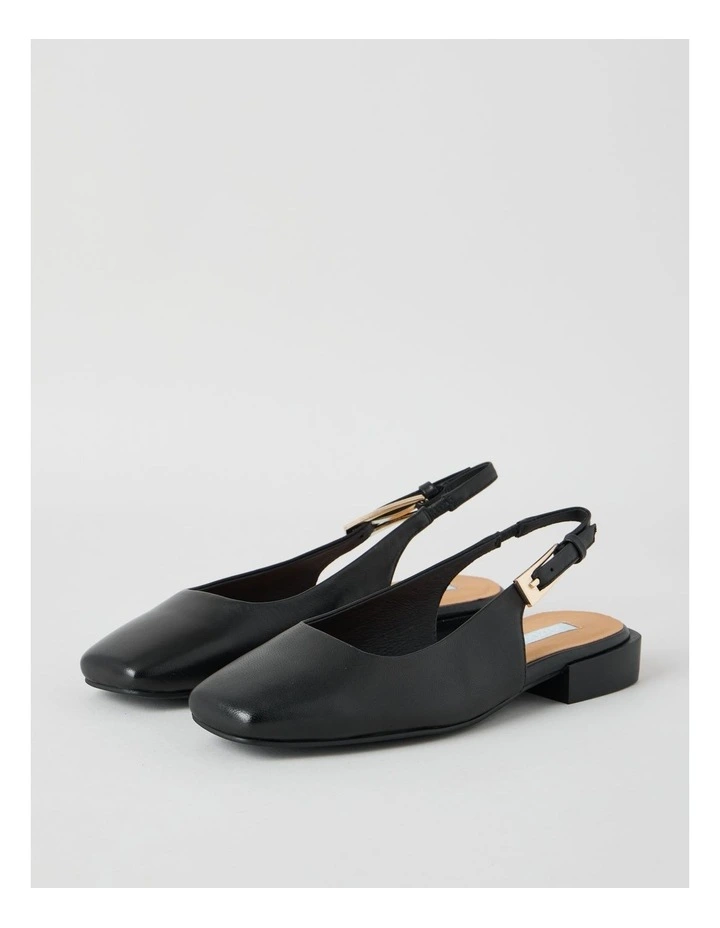 Bessie Flat Shoes in Black image 2