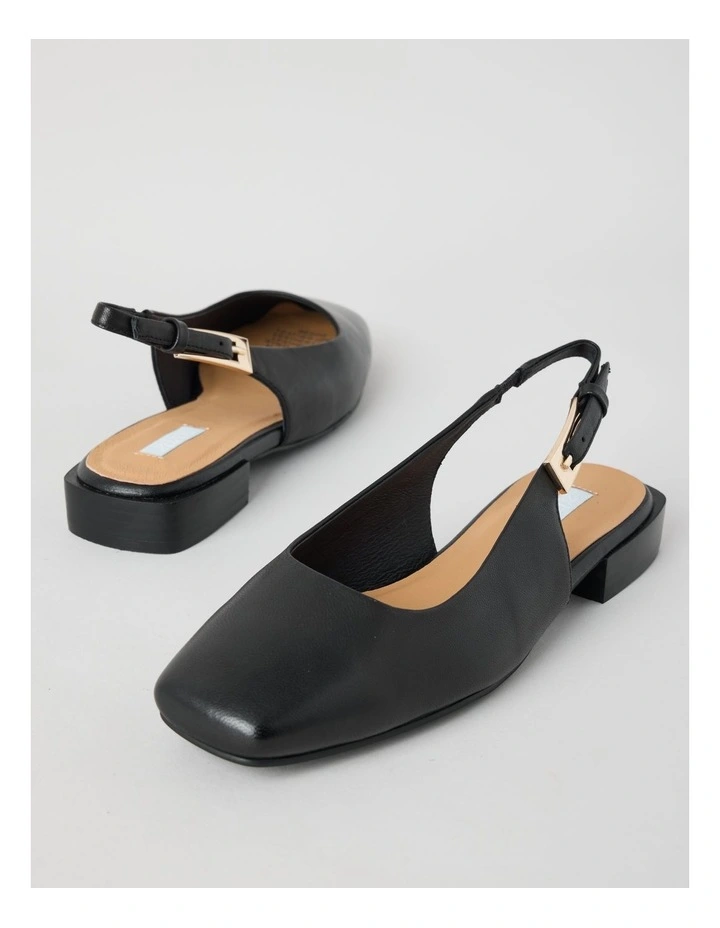 Bessie Flat Shoes in Black image 3