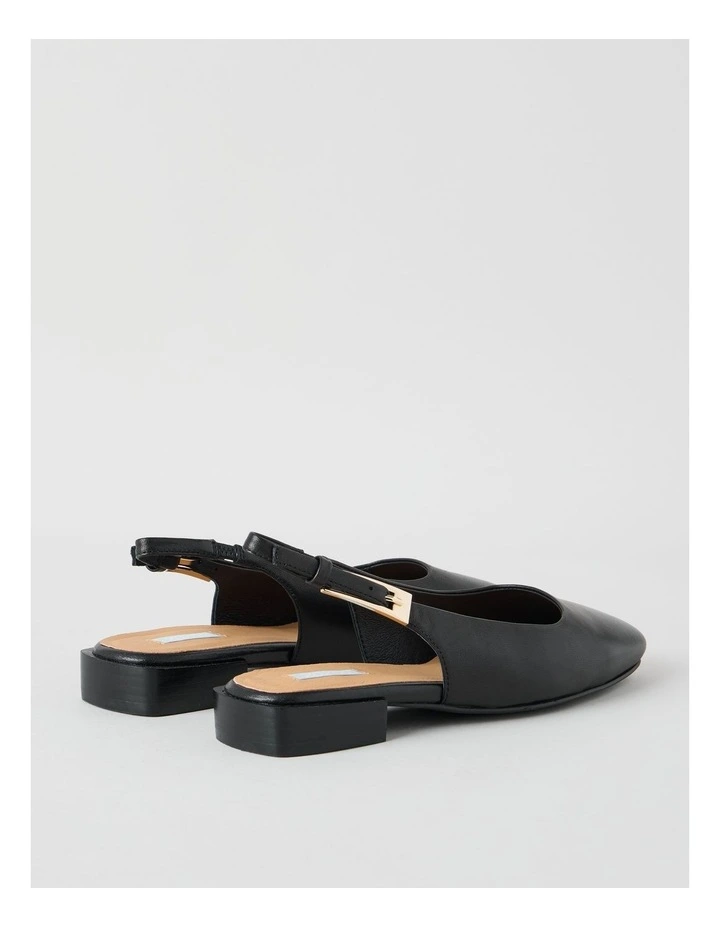 Bessie Flat Shoes in Black image 4