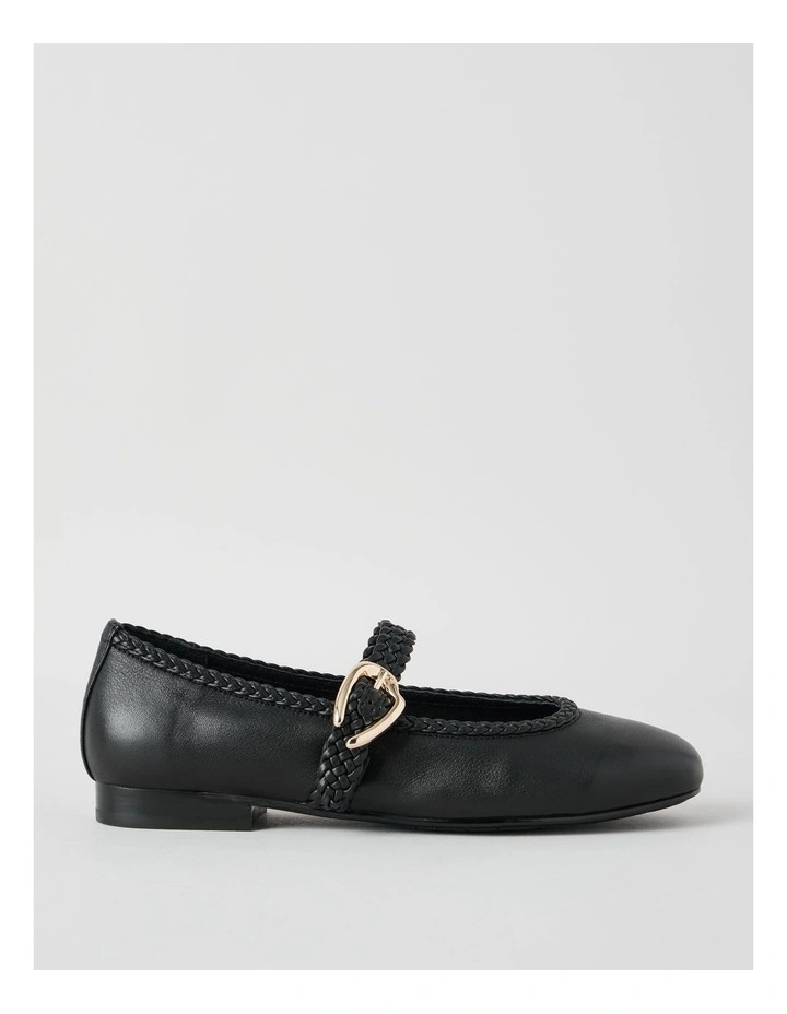 Amanda Flat Shoes in Black image 1