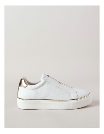 Sia Sneaker in White Leather
