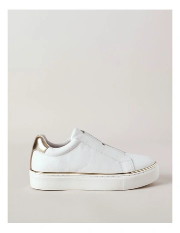 Sia Sneaker in White Leather