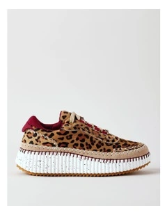 Tabitha Sneaker in Animal Multi Leather
