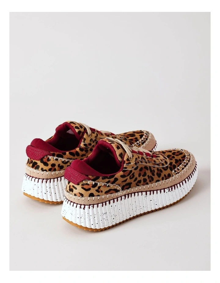 Tabitha Sneaker in Animal Multi Leather image 3