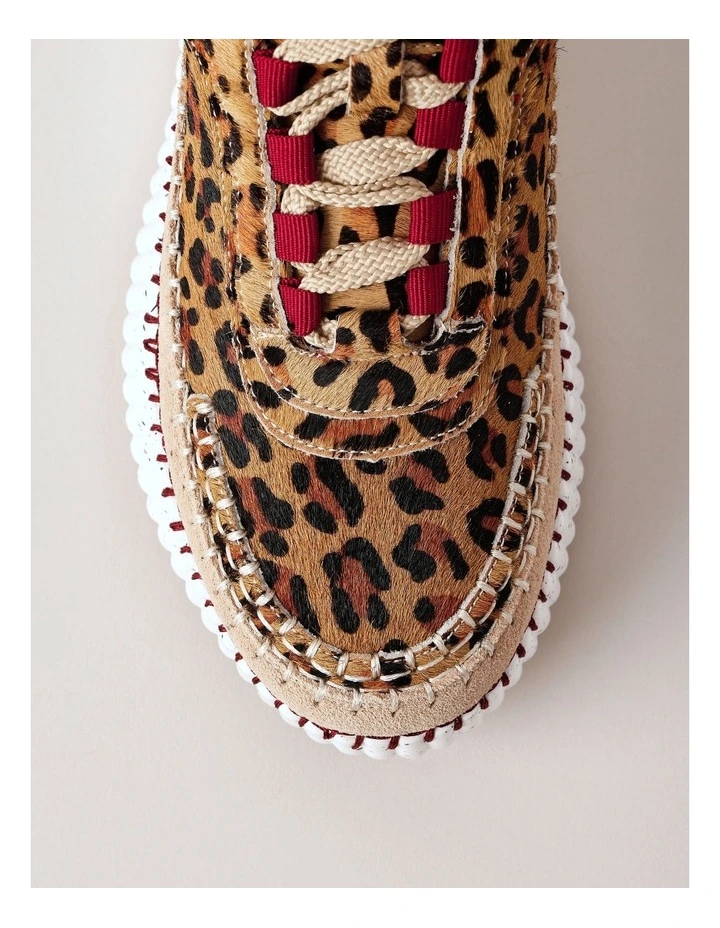 Tabitha Sneaker in Animal Multi Leather image 5