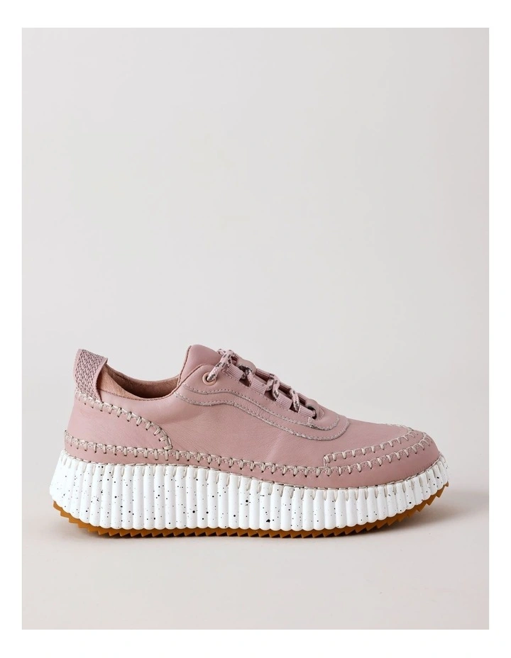 Phoebe Sneaker in Rose Leather image 2