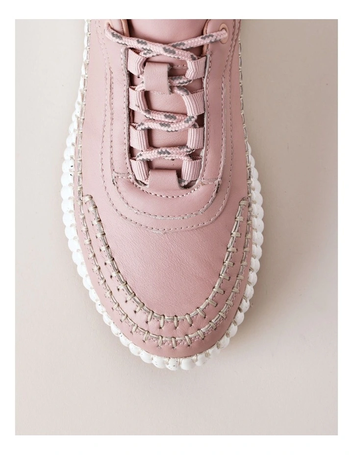 Phoebe Sneaker in Rose Leather image 4