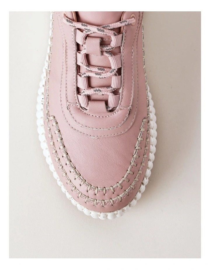 Phoebe Sneaker in Rose Leather image 6